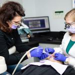 Dr Wertheimer performing procedure